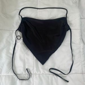 Backless handkerchief top